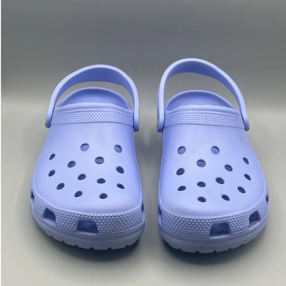 Crocs Classic Comfort Clogs Lavender Light Purple Slip Ons - Men's Size 10
